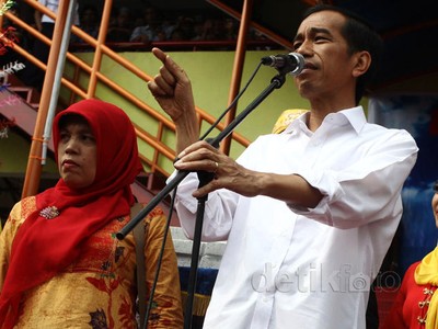 Jokowi Resmikan Blok G Pasar Tanah Abang