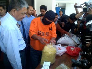 Mi di Pelantikan Gubernur Jateng Mengandung Formalin, Produsen Ditangkap