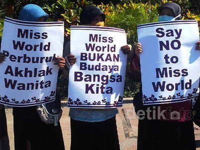 Ormas Islam di Jawa Timur Tolak Miss World