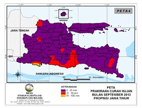 Kemarau di Jatim Diperkirakan Hingga Oktober 2013