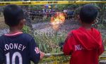 Lumpur Disertai Api Kagetkan Warga Purworejo