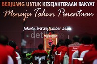 Dalam pidatonya, Megawati memastikan partainya sudah mempersiapkan calon pemimpin. Salah satu kader potensial yang disebut adalah Joko Widodo.