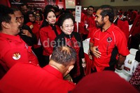 Seluruh pengurus partai di tingkat pusat, daerah, dan cabang hadir dalam rakernas tersebut.