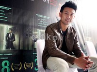 Denny saat menghadiri jumpa pers film '308' yang masuk ke dalam nominasi festival film horor internasional Screamfest di Los Angeles, Amerika. Ridho/detikHOT.
