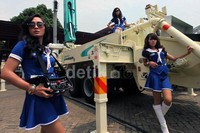 PT Gaya Makmur Mobil juga menampilkan produk korea yaitu Everdigm dengan variant : Concrete Pump dari ukuran 21-62 Meter, Crawler drill dan Hydraulic Breaker.