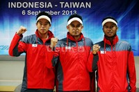 Tim Indoneisa siap menghadapi China Taipe dan memberikan permainan terbaik serta mempertahankan posisi Indonesia pada Group I Asia/Oceania.