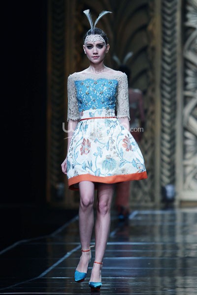 Sebastian Gunawan Trend Show 2014 MODMUSE at Ballroom Hotel Mulia. Senayan. Jakarta. 03 September 2013. [Foto: Mohammad Abduh/Wolipop]