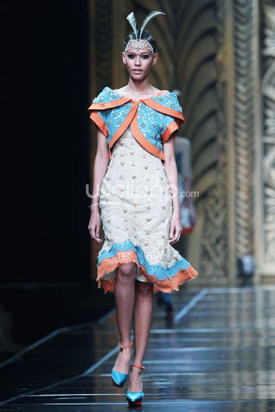 Sebastian Gunawan Trend Show 2014 MODMUSE at Ballroom Hotel Mulia. Senayan. Jakarta. 03 September 2013. [Foto: Mohammad Abduh/Wolipop]