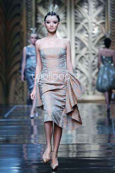 Sebastian Gunawan Trend Show 2014 MODMUSE at Ballroom Hotel Mulia. Senayan. Jakarta. 03 September 2013. [Foto: Mohammad Abduh/Wolipop]