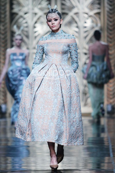 Sebastian Gunawan Trend Show 2014 MODMUSE at Ballroom Hotel Mulia. Senayan. Jakarta. 03 September 2013. [Foto: Mohammad Abduh/Wolipop]