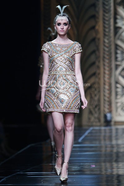 Sebastian Gunawan Trend Show 2014 MODMUSE at Ballroom Hotel Mulia. Senayan. Jakarta. 03 September 2013. [Foto: Mohammad Abduh/Wolipop]