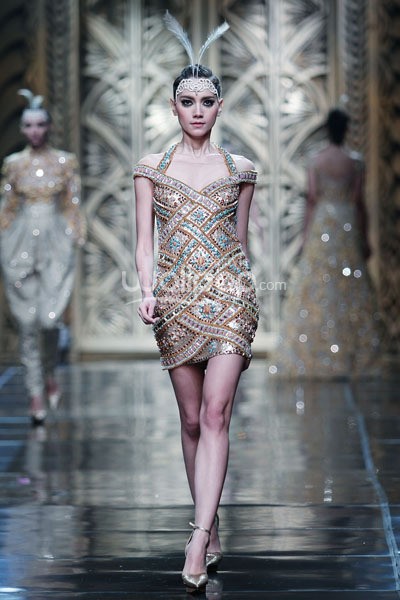 Sebastian Gunawan Trend Show 2014 MODMUSE at Ballroom Hotel Mulia. Senayan. Jakarta. 03 September 2013. [Foto: Mohammad Abduh/Wolipop]