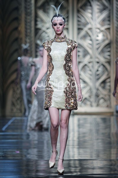 Sebastian Gunawan Trend Show 2014 MODMUSE at Ballroom Hotel Mulia. Senayan. Jakarta. 03 September 2013. [Foto: Mohammad Abduh/Wolipop]