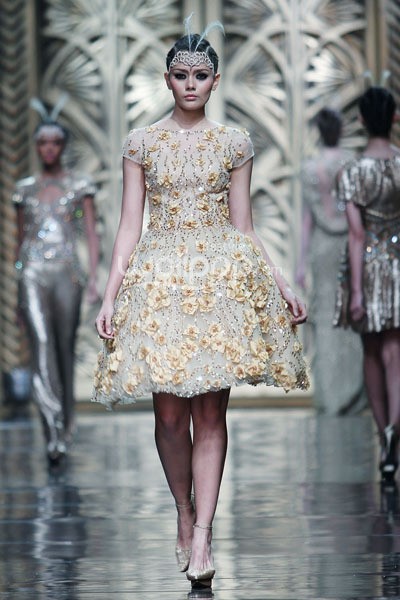 Sebastian Gunawan Trend Show 2014 MODMUSE at Ballroom Hotel Mulia. Senayan. Jakarta. 03 September 2013. [Foto: Mohammad Abduh/Wolipop]