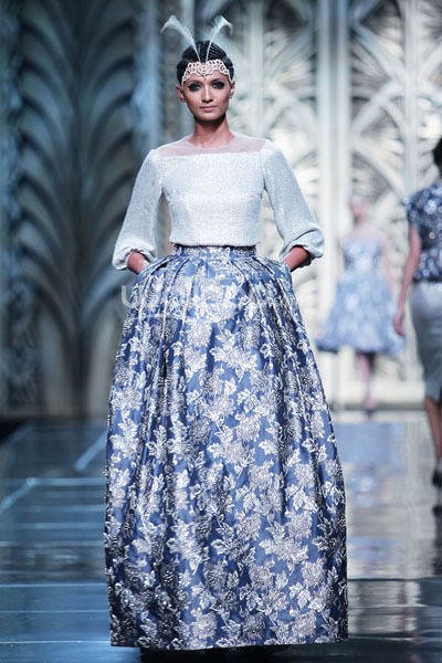 Sebastian Gunawan Trend Show 2014 MODMUSE at Ballroom Hotel Mulia. Senayan. Jakarta. 03 September 2013. [Foto: Mohammad Abduh/Wolipop]