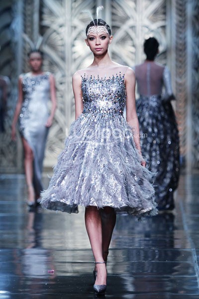 Sebastian Gunawan Trend Show 2014 MODMUSE at Ballroom Hotel Mulia. Senayan. Jakarta. 03 September 2013. [Foto: Mohammad Abduh/Wolipop]