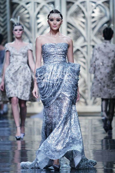 Sebastian Gunawan Trend Show 2014 MODMUSE at Ballroom Hotel Mulia. Senayan. Jakarta. 03 September 2013. [Foto: Mohammad Abduh/Wolipop]