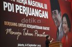 Megawati Tutup Rakernas III PDI P