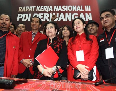 Megawati Tutup Rakernas III PDI P