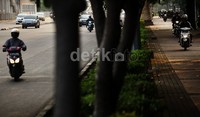     Seperti terlihat di Jalan Medan Merdeka, Jakarta, Senin (09/09/2013).