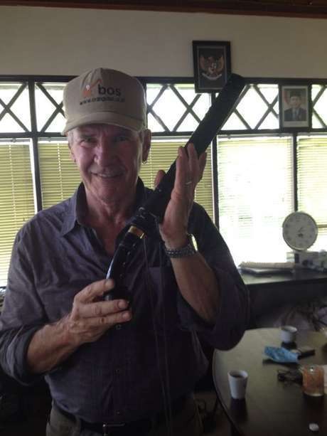 Bersikap Santun, Harrison Ford Wawancarai SBY Selama 40 Menit