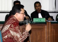 Budi Susanto menjalani sidang perdana di PN Tipikor, Jakarta. Lamhot Aritonang/detikFoto.