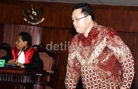 Di dalam dakwaan, jaksa menyatakan, Budi Susanto mendapatkan uang Rp 88,4 miliar dari total proyek 196,8 miliar. Lamhot Aritonang/detikFoto.