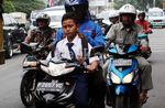 Pelajar Bermotor Kangkangi Aturan