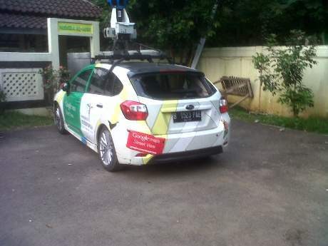 Ini Mobil Google Street View yang Kecelakaan di Bogor