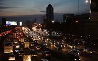 Wajah jalanan ibukota di saat jam pulang kantor.