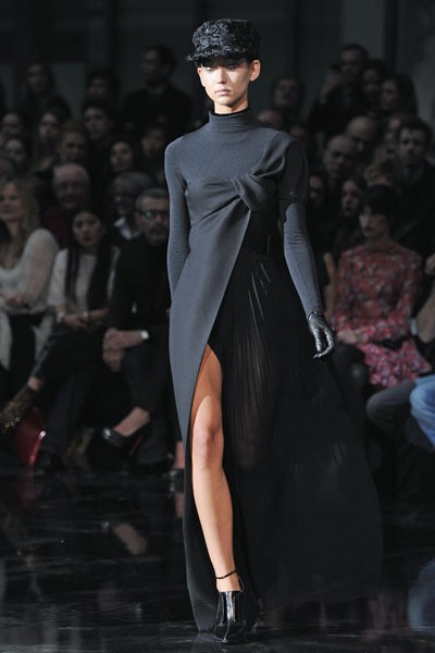 John Galliano. Fall/Winter 2013. Paris Fashion Week 2013. [Photo by Pascal Le Segretain/Getty Images]