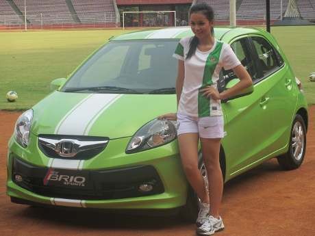 Uji Kelincahan New Honda Brio 1.200cc