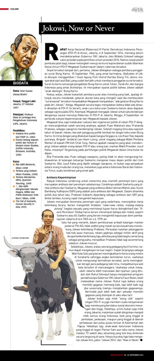 Jokowi, Now or Never
