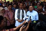 Jokowi Blusukan ke Blok G Tanah Abang