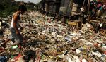 Kali Cipinang Dipenuhi Sampah