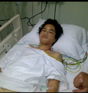 Tubuh Dul Masih Ditopang Alat Bantu Medis