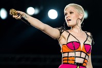 Membawakan semua hits terbaiknya, Jessie J mengajak para penonton bernyanyi bersama. Buda Mendes/Getty Images.     