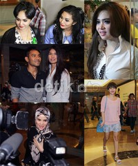 Para selebriti ramai-ramai jenguk Dul. (detikHOT)