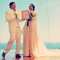 Keduanya pun tak dapat menyembunyikan rasa bahagia mereka. (Instagram)