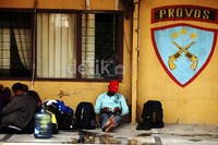 Para imigran diamankan di Polairud Tanjung Priok, Jakarta Utara.