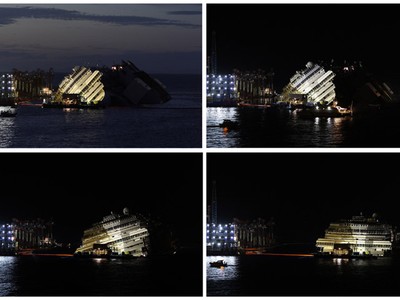 Kapal Costa Concordia Berhasil Dievakuasi