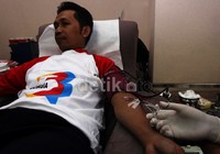 Dalam acara tersebut digelar juga kegiatan donor darah.