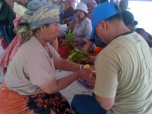 Warga Karo Gelar Ritual Kuno untuk Hentikan Letusan Gunung Sinabung