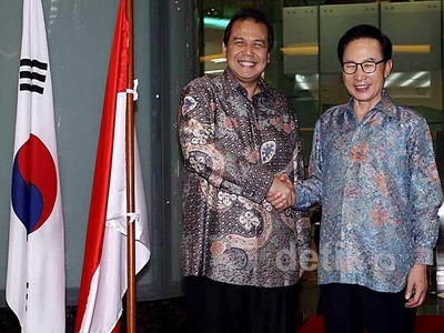 Chairul Tanjung Bertemu Mantan Presiden Korsel