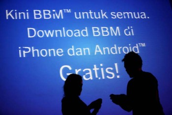 Aplikasi BBM untuk Android dan IOS dapat di download secara gratis.