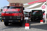 Dalam pameran ini UD Truck menampilkan perjalanan perubahan model produknya yang sudah berjalan selama 30 tahun, dengan menampilkan truk-truk lama hingga model baru.