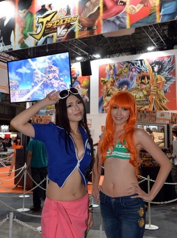 Dengan kehadiran para wanita ini, Tokyo Game Show dijamin bakal semakin panas. (kredit foto: Getty Images)