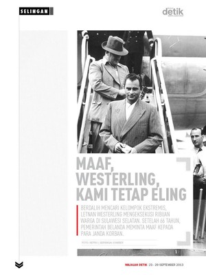 Maaf, Westerling, Kami Tetap Eling