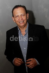 Roy Marten turut hadir dalam jumpa pers FFI 2013 di Planet Hollywood, Jakarta Selatan, Kamis (19/8/2013). Gus Mun/detikHOT.