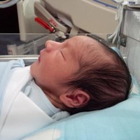 Sang bayi dari pasangan yang menikah pada Maret 2012 itu lahir tepat pukul 08.00 pagi dengan berat 2,8 kg dan panjang 48 cm. (dok. Pribadi)